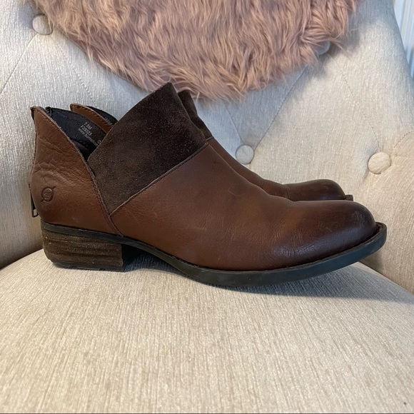 Born Karava Bootie - Brown - Leather - Size 7.5 - Picture 2 of 9